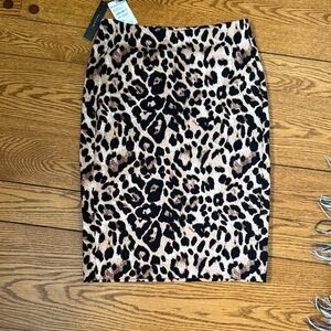 Tahari Animal Print Pencil Skirt